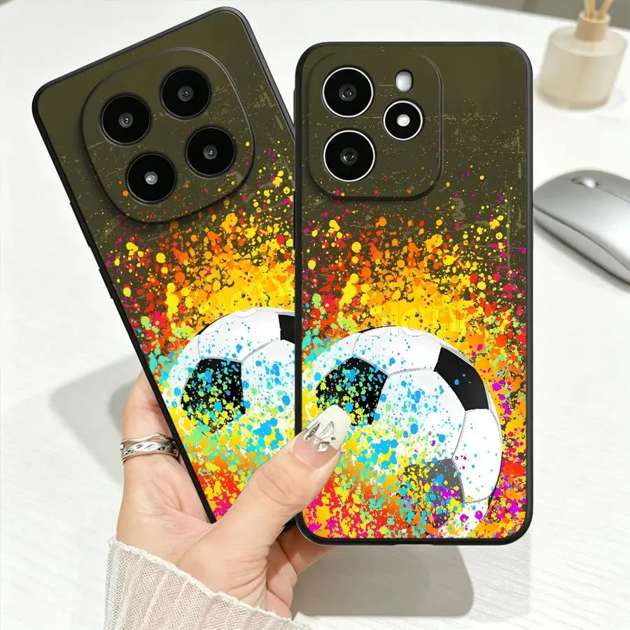 Фото Чехол для телефона Xiaomi Redmi Note 15 12 11 14 13 Pro Plus K80 A3 A4 A5 A1 10 12C 13C 9 8 7 14C с дизайном «Красочные брызги краски» №3