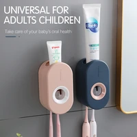automatic toothpaste squeezer bathroom toothbrush holders wall mounted toothpaste dispenser toothbrush rack bathroom accessories