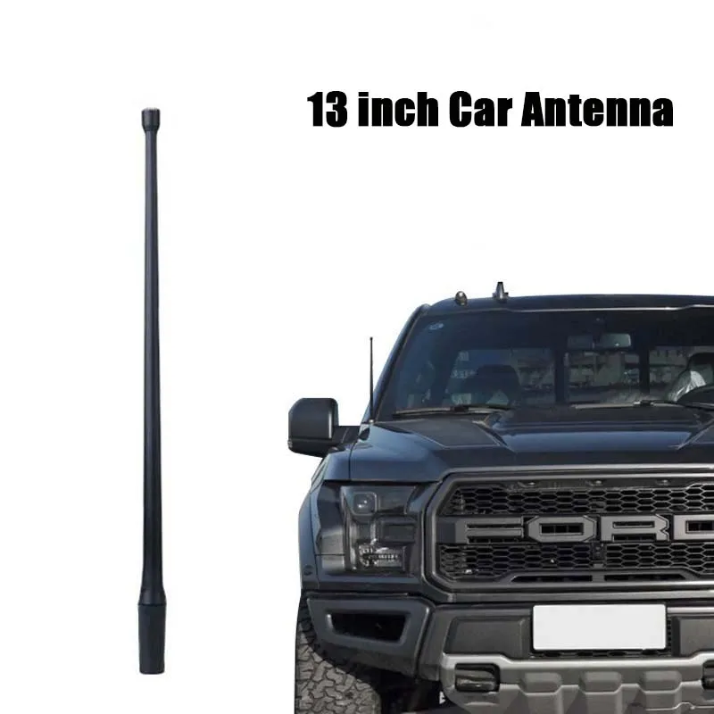 2PCS 13inch Car Antenna For Ford Raptor F150 1990-2021 F150 AM FM Auto Roof Aerial Radio Signal Amplifier Antena F150 Accessorie