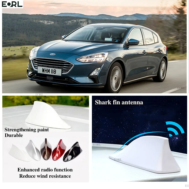 

For Ford Focus Shark Fin Antenna FM Signal Super Aerials Amplifier Waterproof Signal Amplifier FM/AM Radio Aerials
