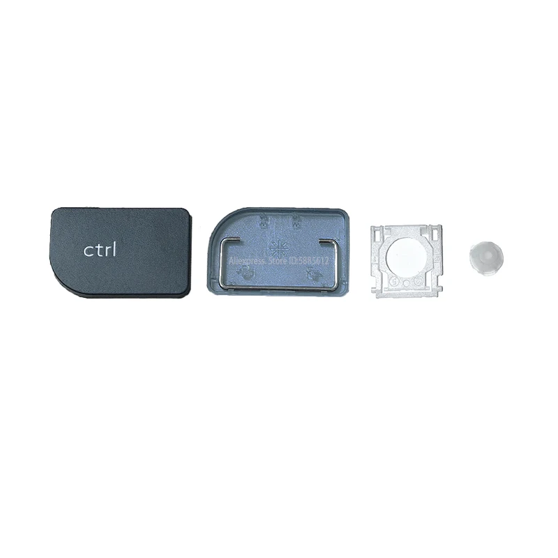 Фото Серый сменный левый Ctrl Keycap, клавиши, ножничный зажим, петля для logitech MX S Keycap Craft MX YR0073, брелок для клавиатуры №1