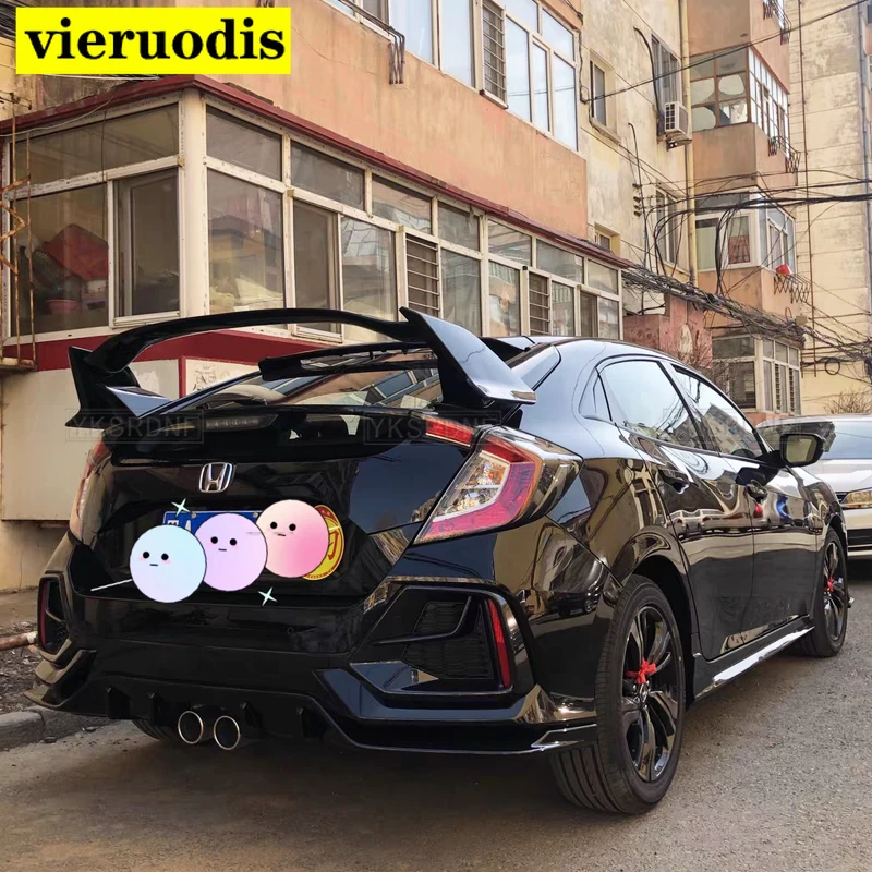 

Suitable for Honda 10th Civic 2016, 2017, 2018, 2019 2020 CIVIC spoiler, hatchback Civic JDM modified rear wing top wing