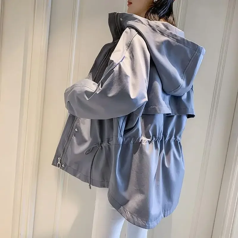 Женская весна-осень/зима 2024 новая тонкая миниатюрная модная куртка свободного