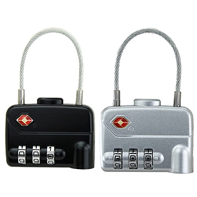 

1 шт., одобренный дорожный комбинированный трос для багажа, замки для чемоданов, рюкзаков TSA320