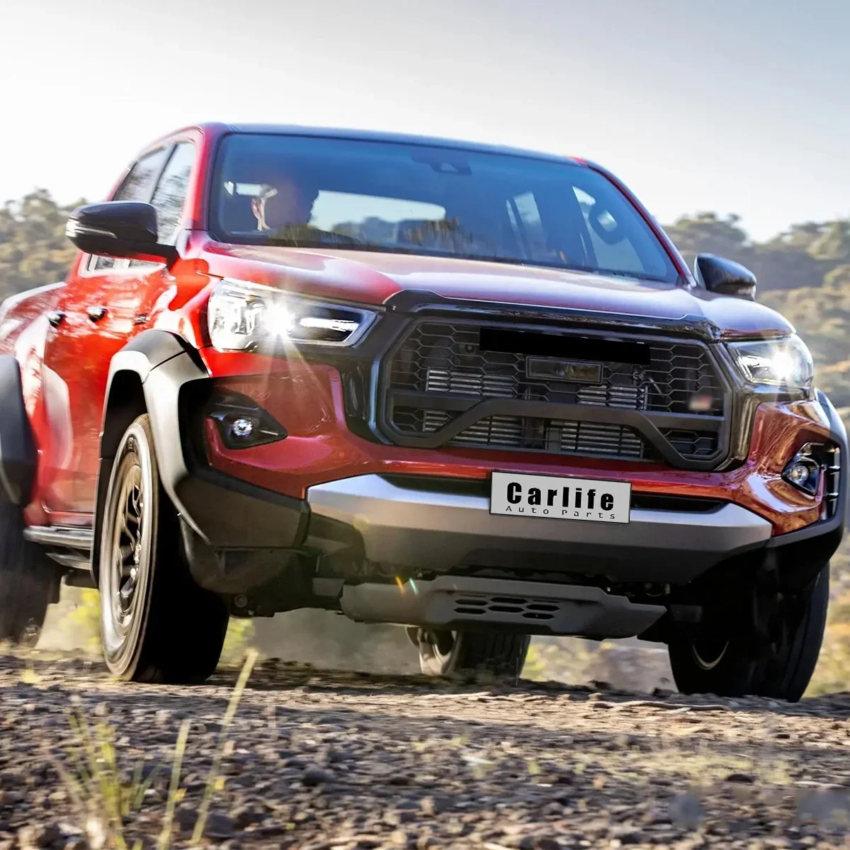 Аксессуары для пикапа hilux детали Toyota revo rocco 2016-2019 обновление до 2023 GR sport с решетками