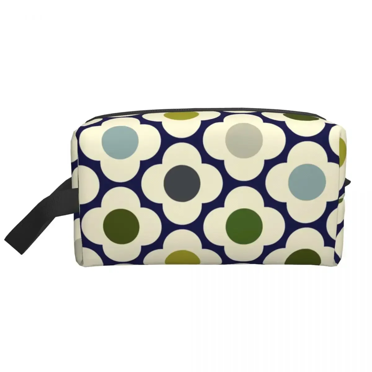 Модная дорожная косметичка Orla Kiely Spot Flower Ditsy Blue для женщин хранения косметики