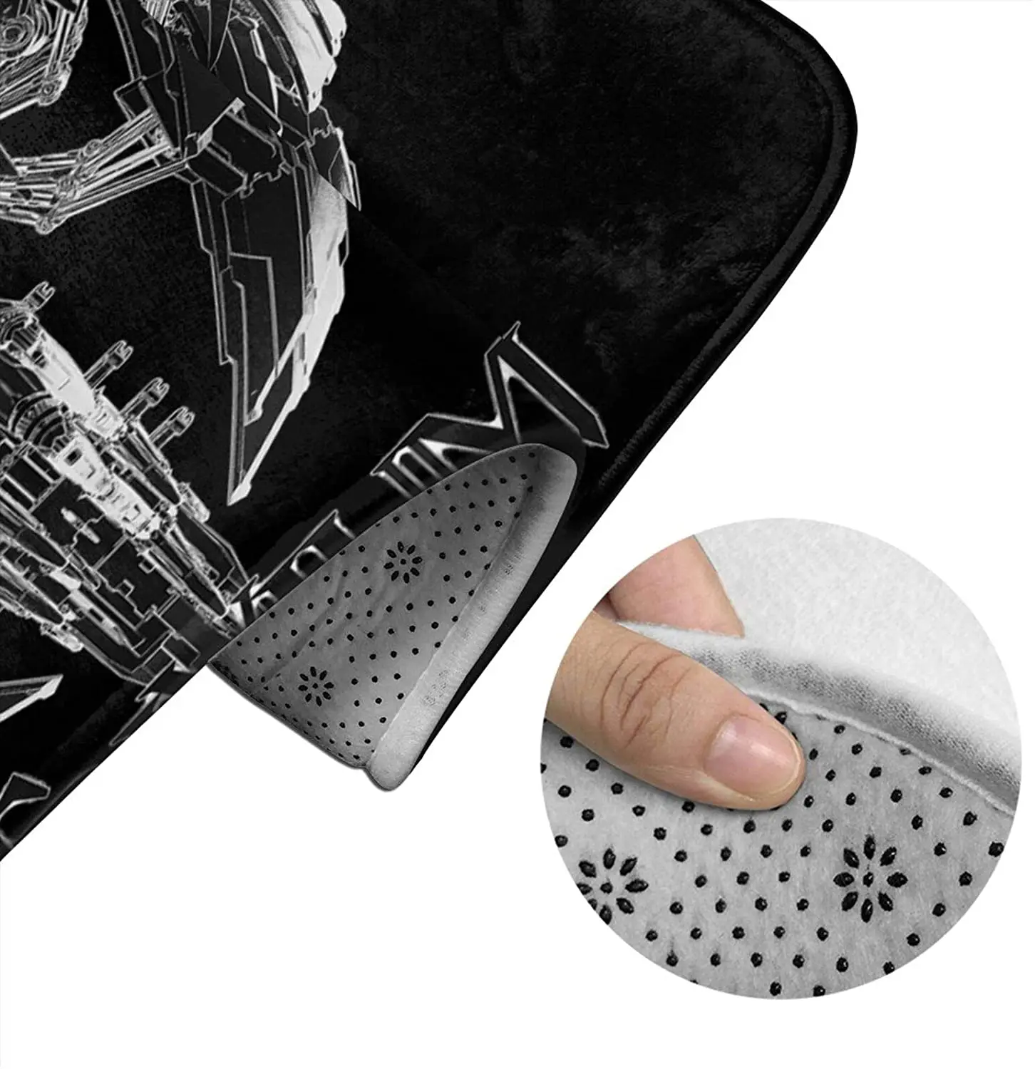 

Trivium Bathroom Mat Sets 3 Piece Set Rugs Memory Foam Mat Set Toilet Seat Cover Bath Mat Lid Cover