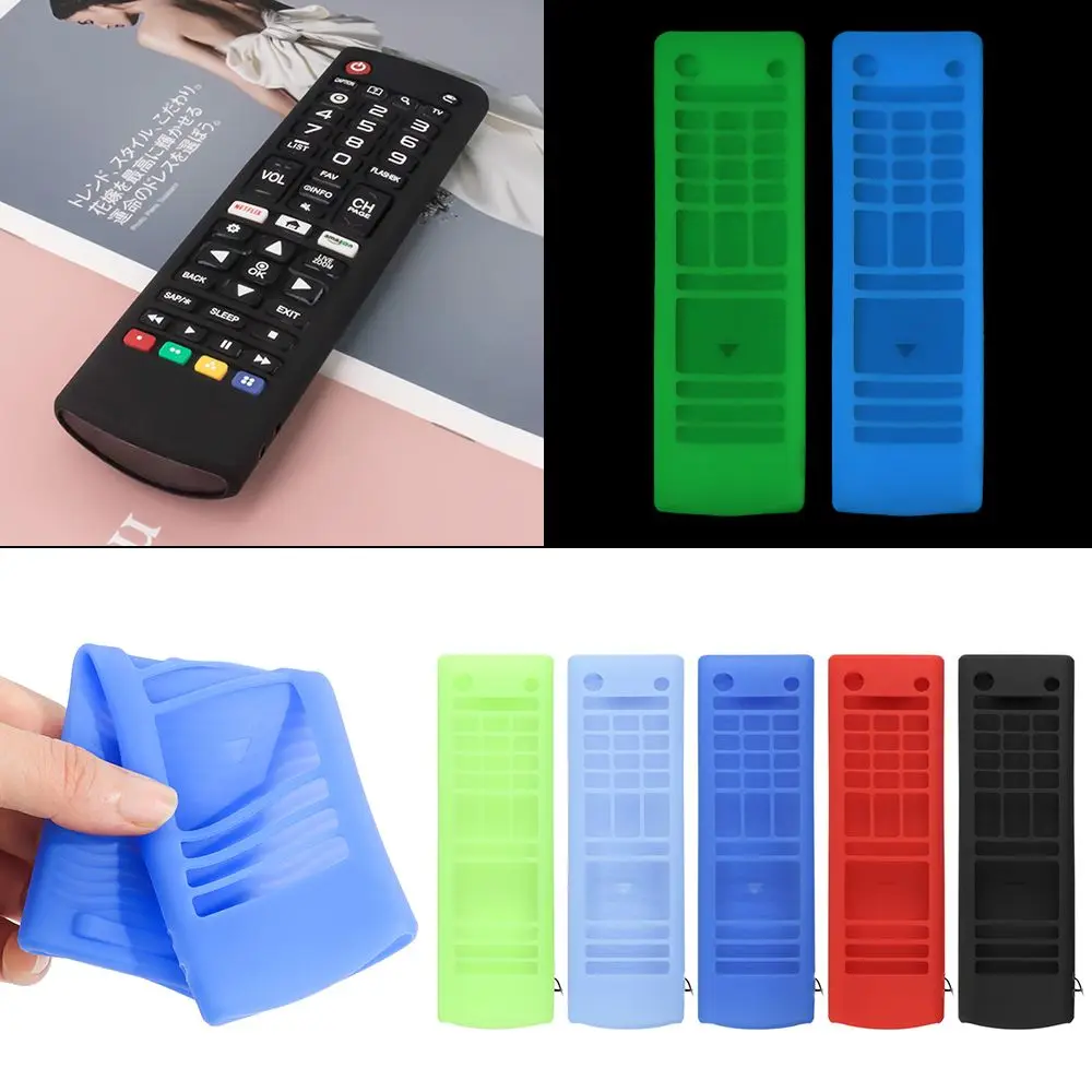 

Case Remote Controller Protector Remote Control Skin Silicone Cover For LG AKB75095307 AKB74915305 AKB75375604