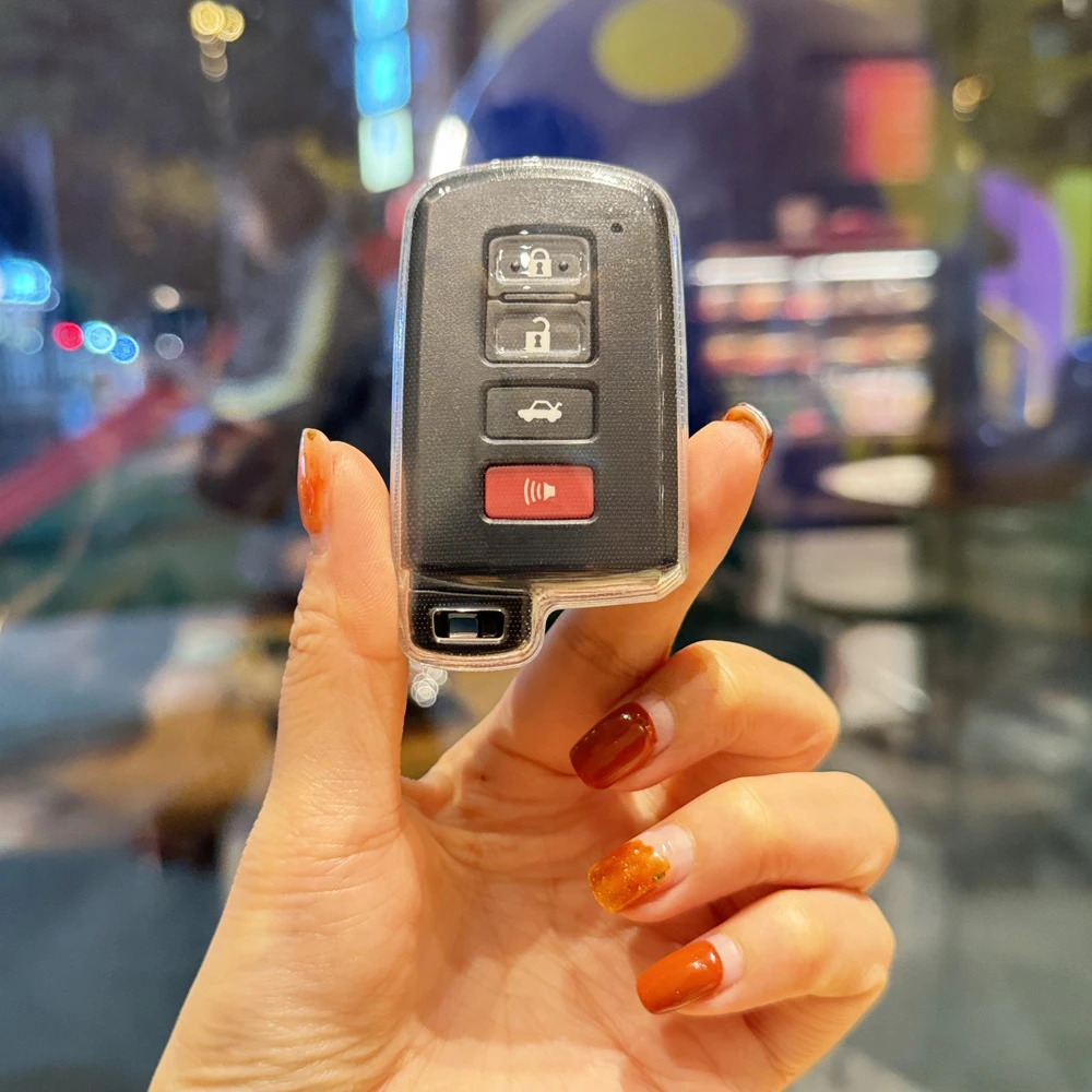 

Прозрачный чехол из ТПУ для дистанционного ключа автомобиля Toyota Auris Camry RAV4 Avalon Yaris Verso 2012 2013 2014 2015 2016 2017 2018