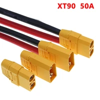 50cm uav power wire connecting cables xt90 xt60 male female plug with 10awg 12awg 30cm silicone flexible cord for electric car