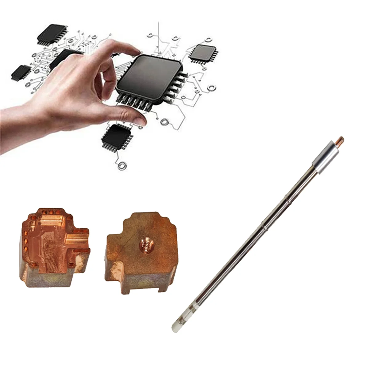 Специальное съемное жало для паяльника с джойстиком T12 нагревательный сердечник