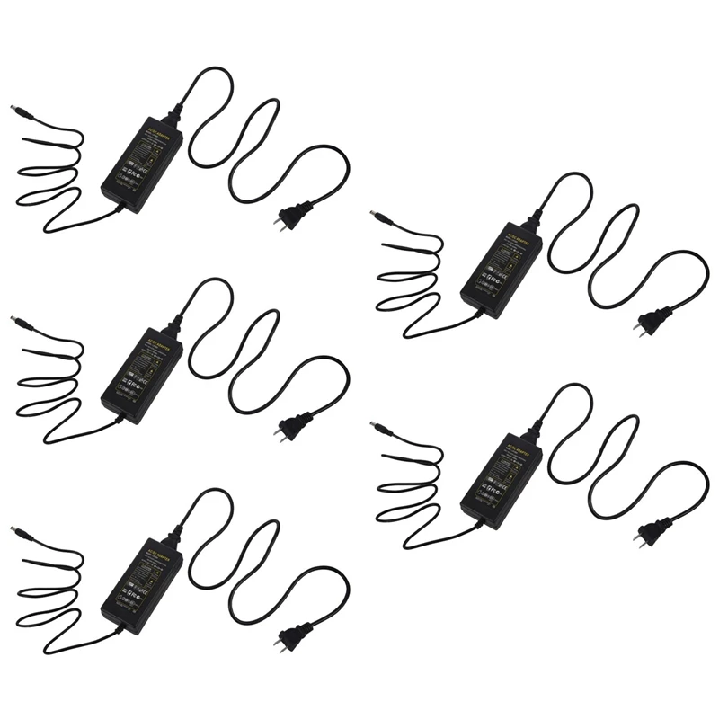 

5X 12V Power Supply Adapter 5A Transformer 110-220V & Gift