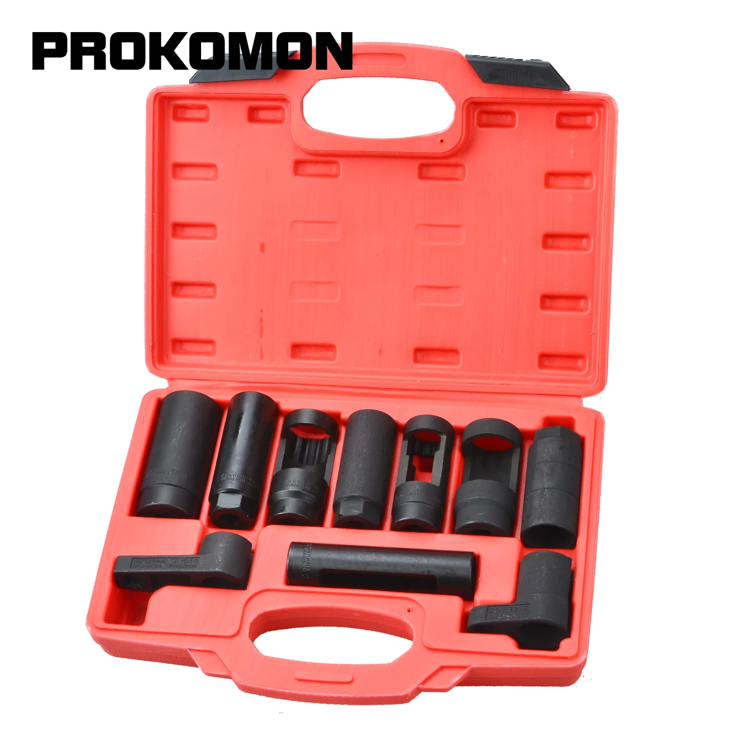 Prokomon 10Pcs Sensor Oil Pressure Sending Unit Socket Set Oxygen Injection Tool Set Toolkit