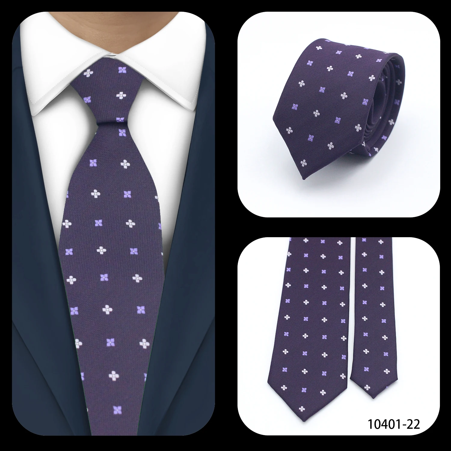 Рисунок 4 - LYL 7 см фиолетовые Цветочные мужские