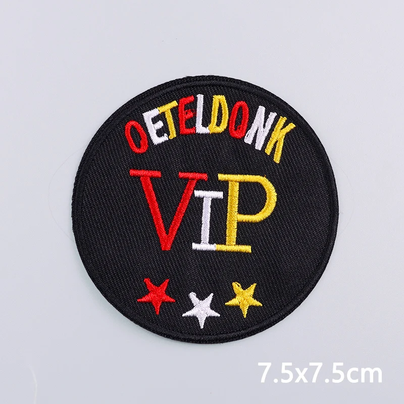Новые патчи с вышивкой эмблемой Oeteldonk лягушки карнавала для одежды