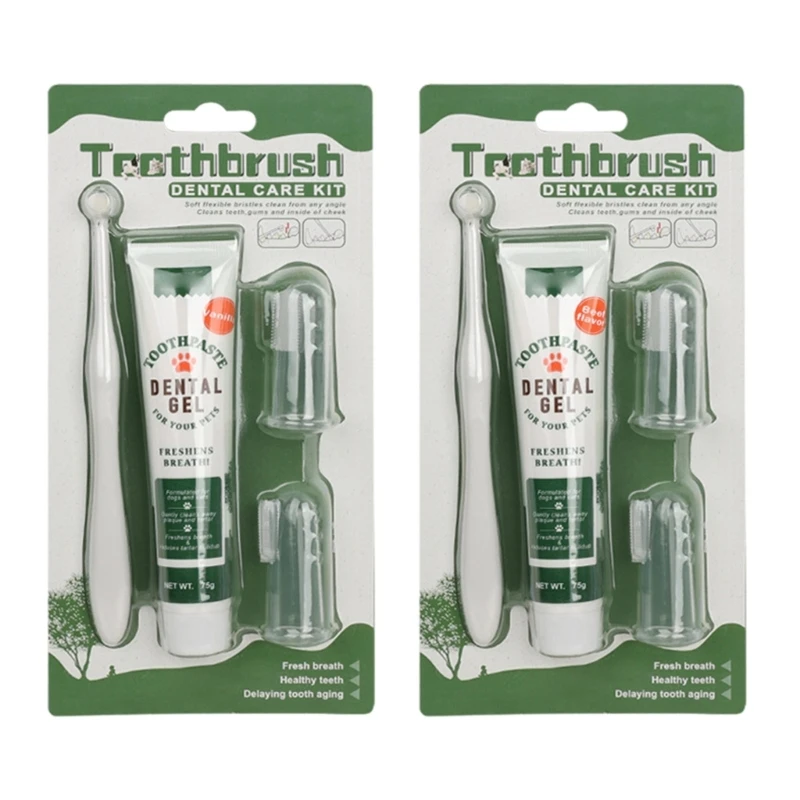 

Зубная паста для домашних питомцев, зубная щетка для собак, уход за полостью рта, зубная паста для собак и зубная щетка