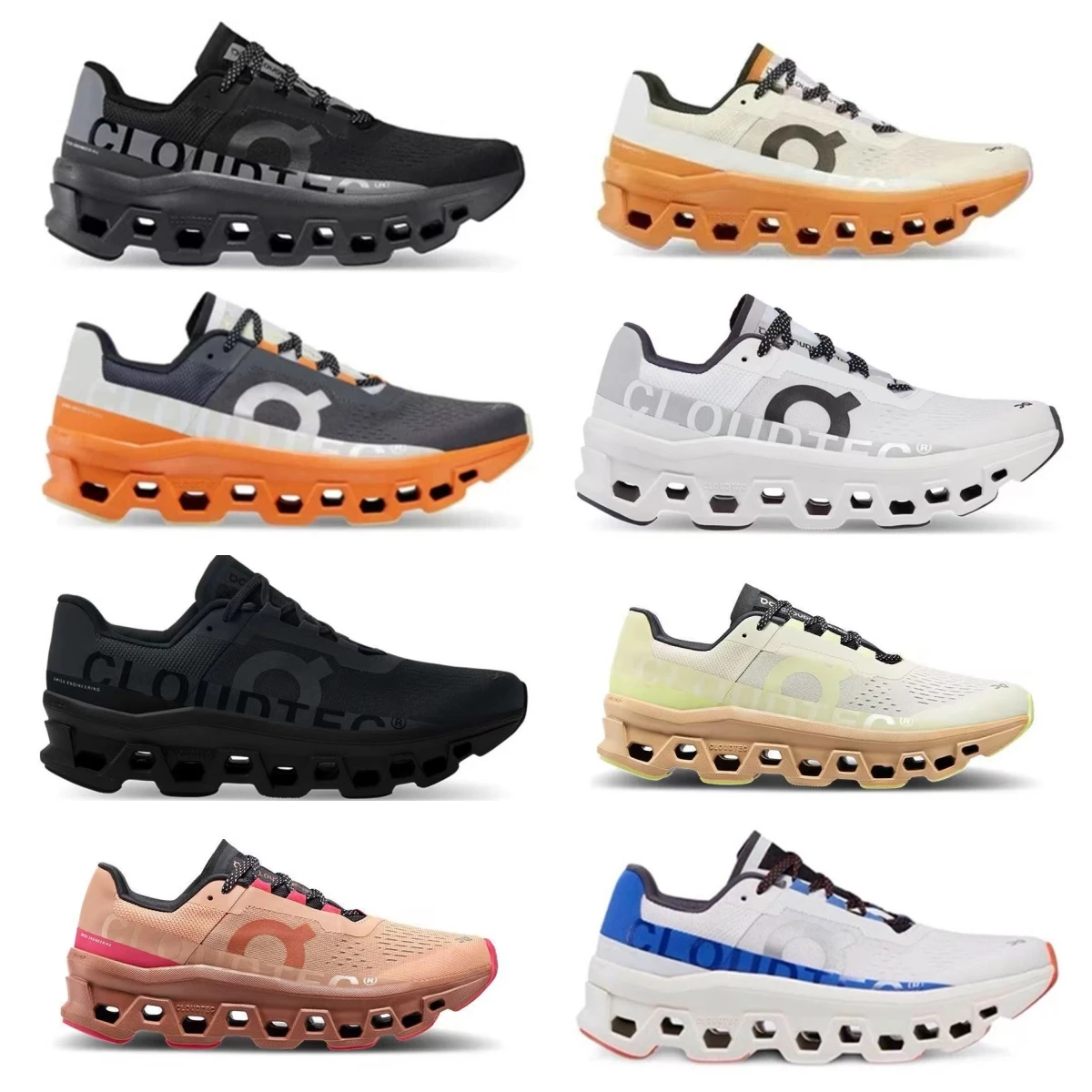 

Original on Cloud X Cloudmonster Men Women Runner Shoes Unisex Breathable Marathon Running Shoes Outdoor Cushion Casual Sneakers