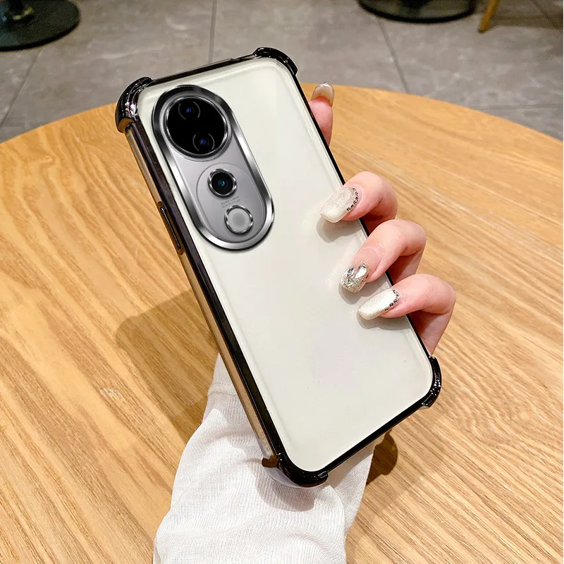 For vivo V40 Case Vivo Pro Cover v40 Phone V2348 V2347 Soft Bumper Shockproof Protect Clear electroplate