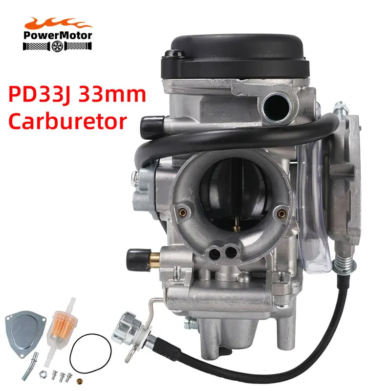 

PD33J 33mm Carburetor Carburador For KODIAK YAMAHA 450 YFM450 4X4 2003-2005 BRUIN 350 2WD 4X4 Carb Motorcycle Accessories