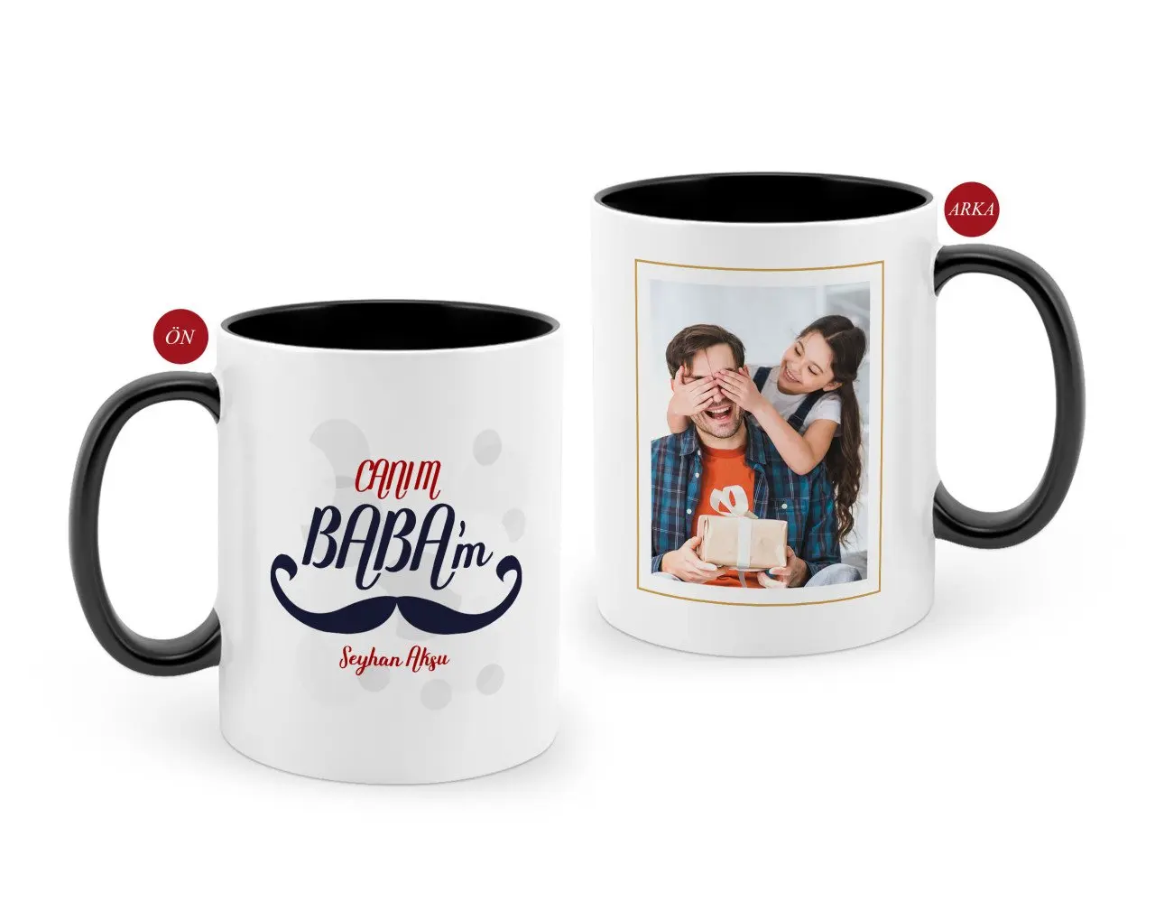 

Персонализированные Fathers Day Gift», «фото черный, белый цвет кружка Bardak-41