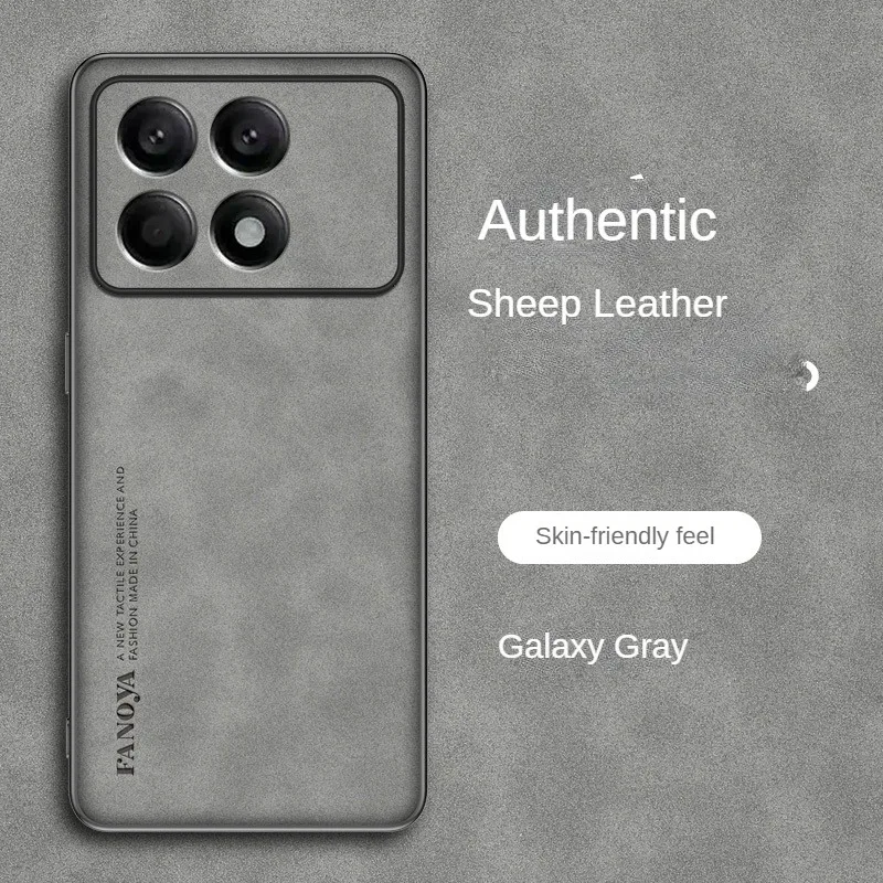 Чехол из искусственной кожи для Xiaomi Redmi K70 Skinsheep чехол Note 13 Pro Plus Матовый Бампер