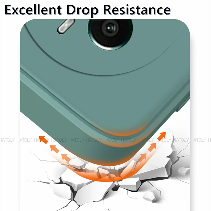 Чехол для Realme 12 Plus чехол Pro 5G оригинальная Противоударная задняя крышка из ТПУ с