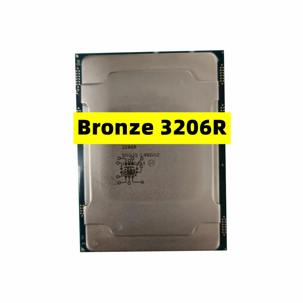 

Xeon бронзовый 3206R SRG25 1,90 ггц 8-ядерный 8-поточный 11 мб смарт-кэш цп процессор 85 вт LGA3647 для серверной материнской платы бронзовый