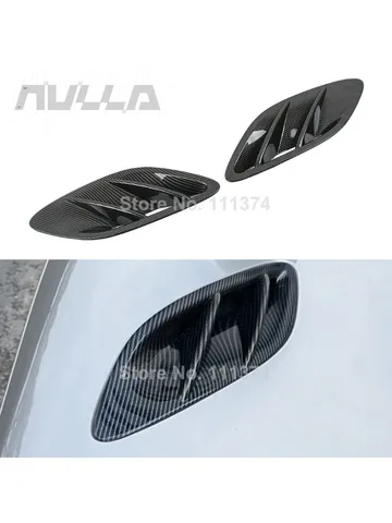 Для Xiaomi YU7 Max 2025-2026 капот двигателя, боковая крышка вентиляционного отверстия, накладка из АБС-пластика, карбоновый передний капот, защитные аксессуары для воздушного отверстия