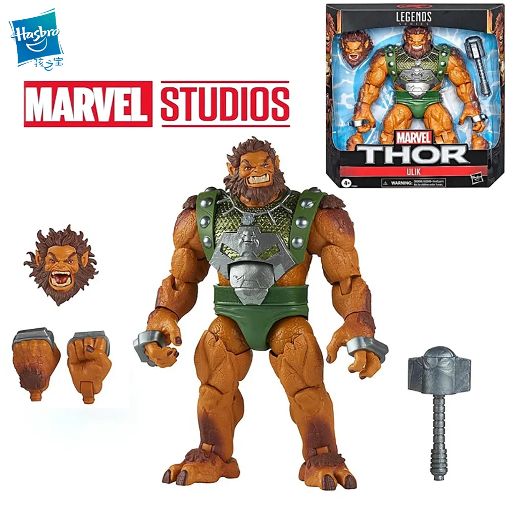 

Фигурки фигурок Hasbro из серии Marvel Legends, Тор Ulik, 6 дюймов, 16 см, Оригинальные фигурки, детские игрушки, подарки, коллекционные игрушки