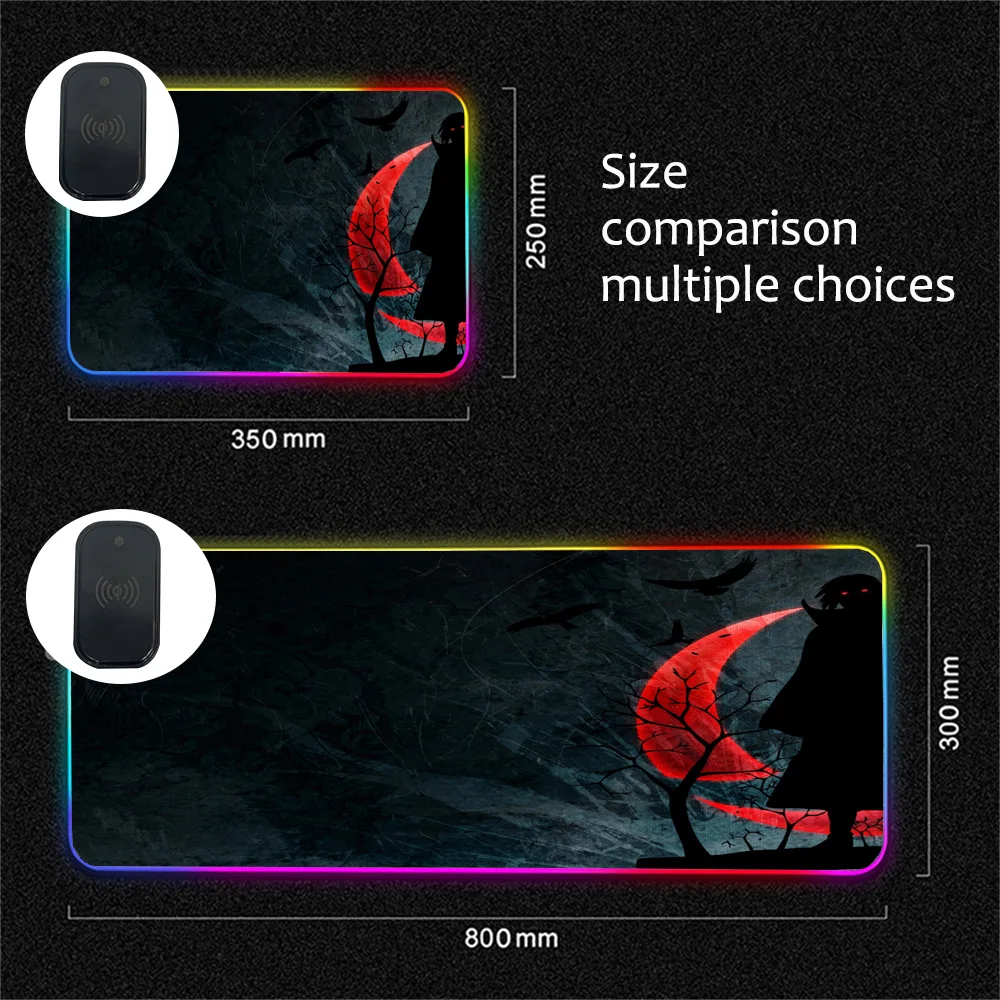 Беспроводной игровой коврик для мыши MRGLZY с зарядным устройством Rgb мощность 15 Вт