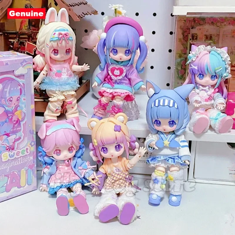 Фото Оригинальная коллекционная кукла BJD Simontoys Nyzaii Sweet Fantasy в закрытой упаковке, шарнирная фигурка, таинственная коробка, настольное украшение, игрушка, персонализированный подарок №2