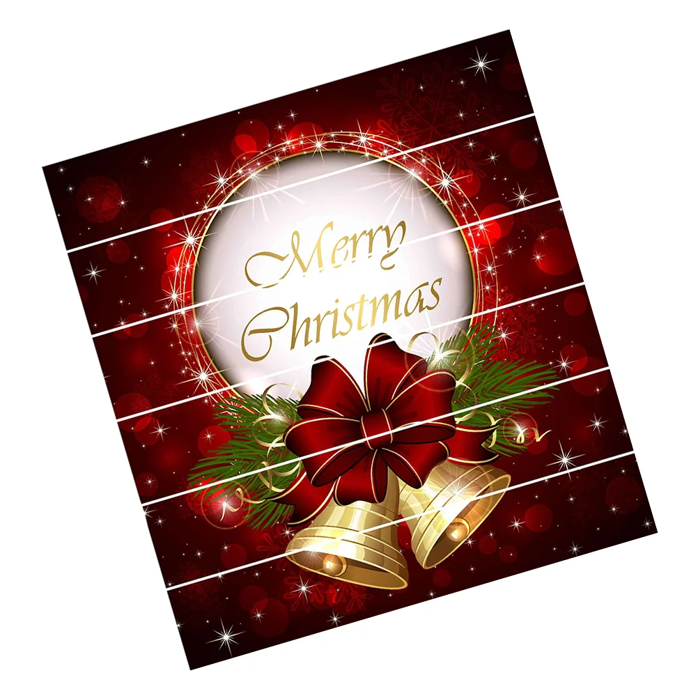 

1pc Christmas Bell Stair Stickers Christmas Christmas Stairs Riser Decal Staircase Sticker Decal New Year Party Decoration