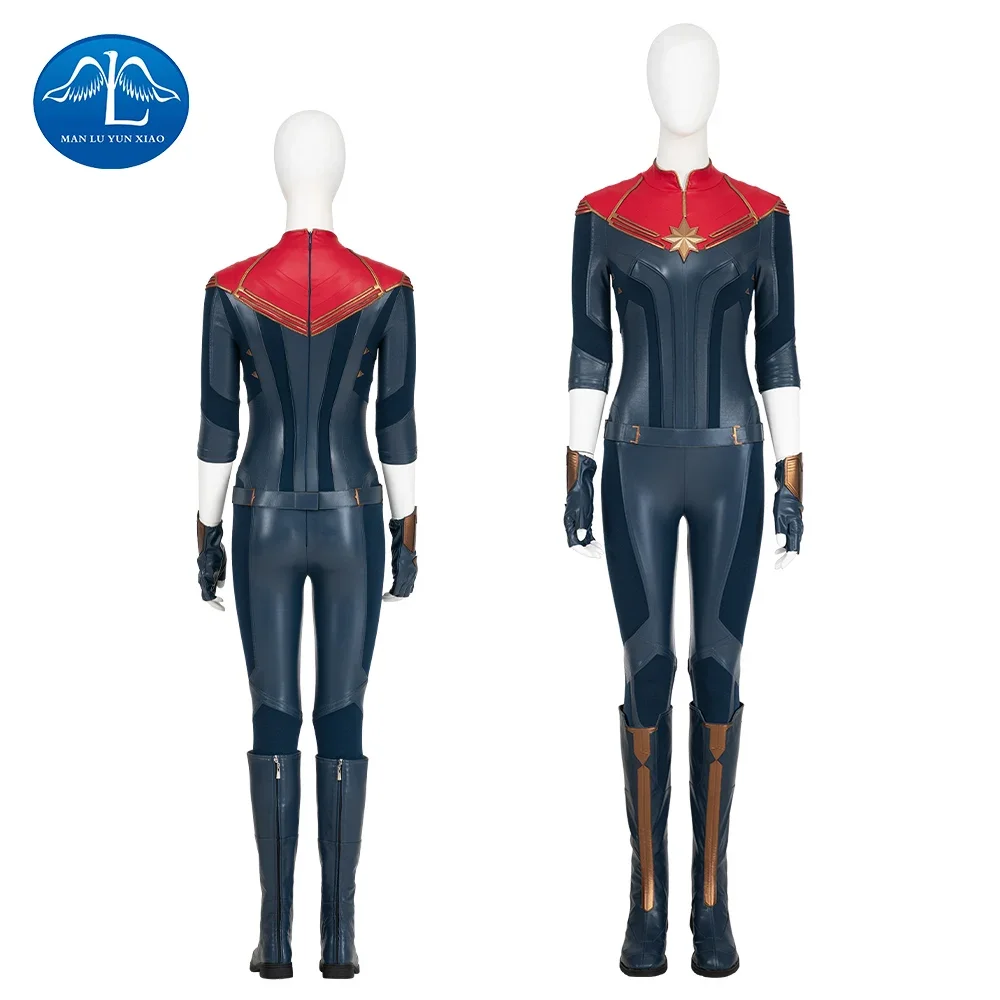 

Костюм для косплея Captain2 Кэрол данверс, костюм для косплея на заказ, костюм для косплея на Хэллоуин, женский костюм, полный комплект с туфлями, размер на заказ