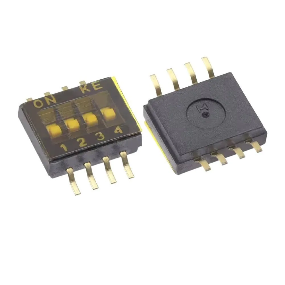 Фото DIP-переключатель 1Pin/2Pin/3Pin/4Pin/5Pin/6Pin/8Pin/10Pin 1,27 мм/2,54 мм/4 мм позиционный DIP тумблер 5 шт. №2