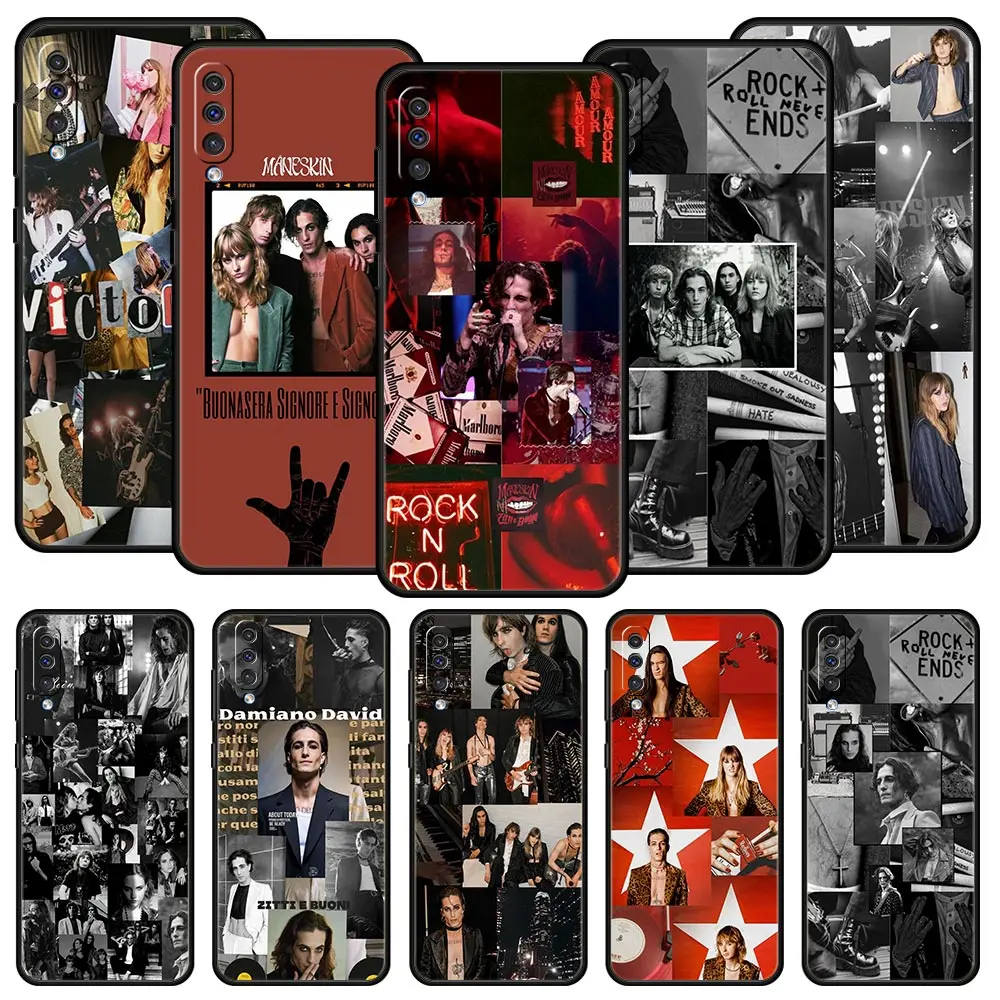 

Maneskin Damiano David Phone Case For Samsung Galaxy A12 A32 A50 A70 A20E A20S A10 A10S A22 A30 A40 A52S A72 5G A02S Soft Cover
