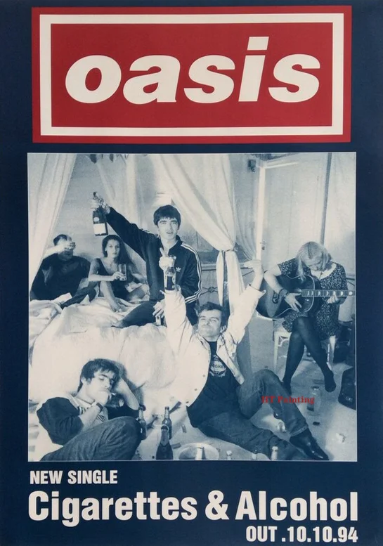 

Картина на холсте "Vintage Oasis Band"