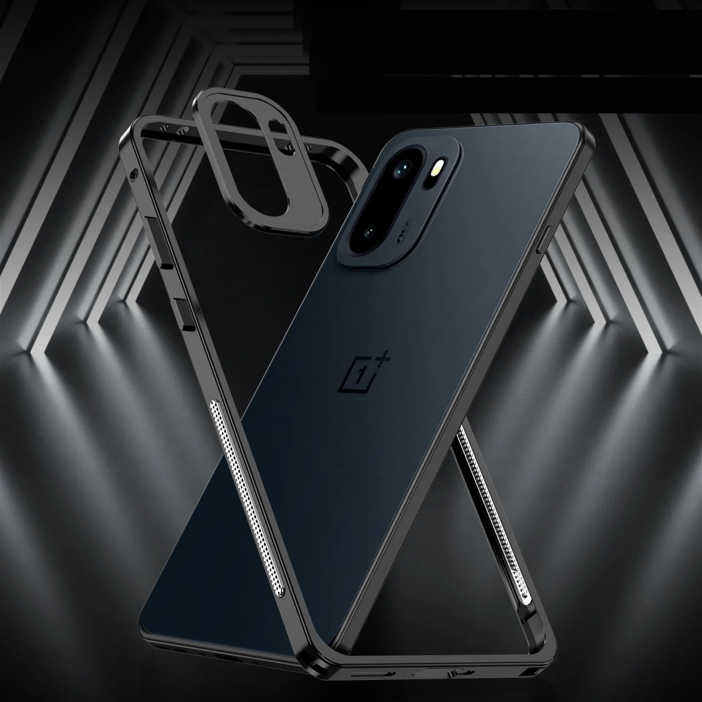 Фото Модный ультратонкий чехол с металлической рамкой и защитой камеры для OnePlus ACE 6, алюминиевый защитный чехол для OnePlus ACE 6 6T №2