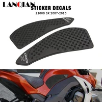 tank pad gas tank traction pads fuel tank grips side stickers knee grips decal for kawasaki z1000sx z1000 sx 2007 2008 2009