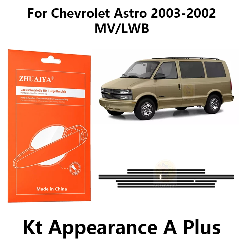 

Защитная пленка ZHUAIYA для красок дверной ручки, ТПУ PPF для Chevrolet Astro 2003-2002 мВ/LWB