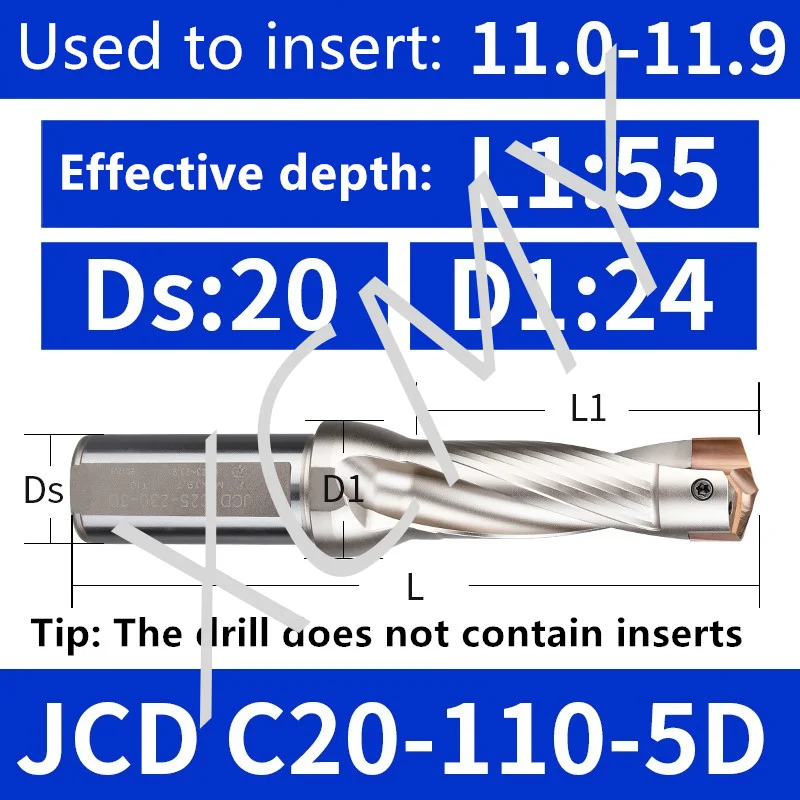 

Сверло JCD 10-25 мм для вставки HCD XCMY