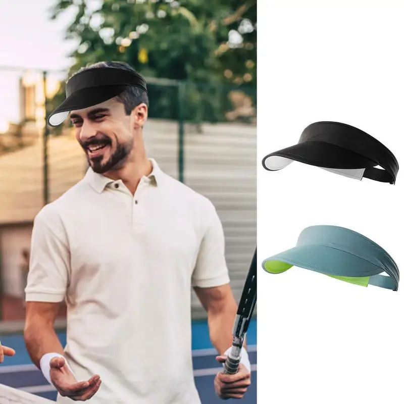 

Mens Golf Hats Sports Beach Face Sunshade Caps Marathon Polyester Quick Dry Caps Moisture Wicking Women's Tennis Sun Caps