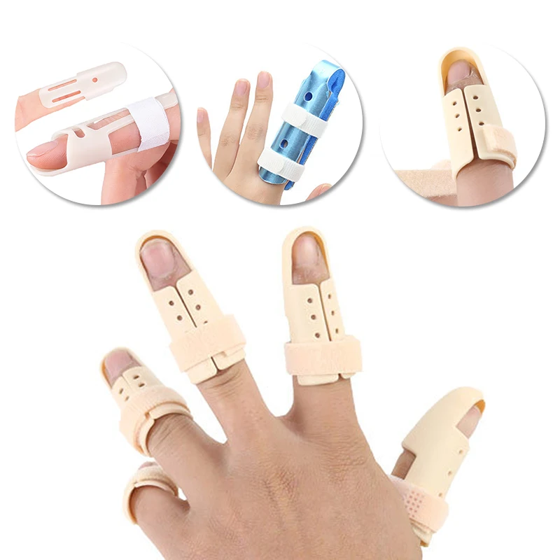 

1/2/5Pcs Finger Splint Brace Adjustable Finger Support Protector for Fingers Arthritis Joint Finger Injury Brace Pain Relief