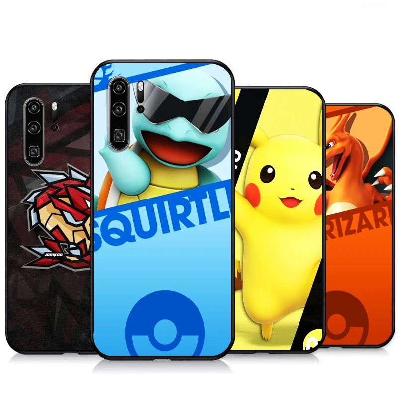 

Pokemon Pikachu Phone Cases For Huawei Honor P30 P40 Pro P30 Pro Honor 8X V9 10i 10X Lite 9A Cases Soft TPU Back Cover Funda