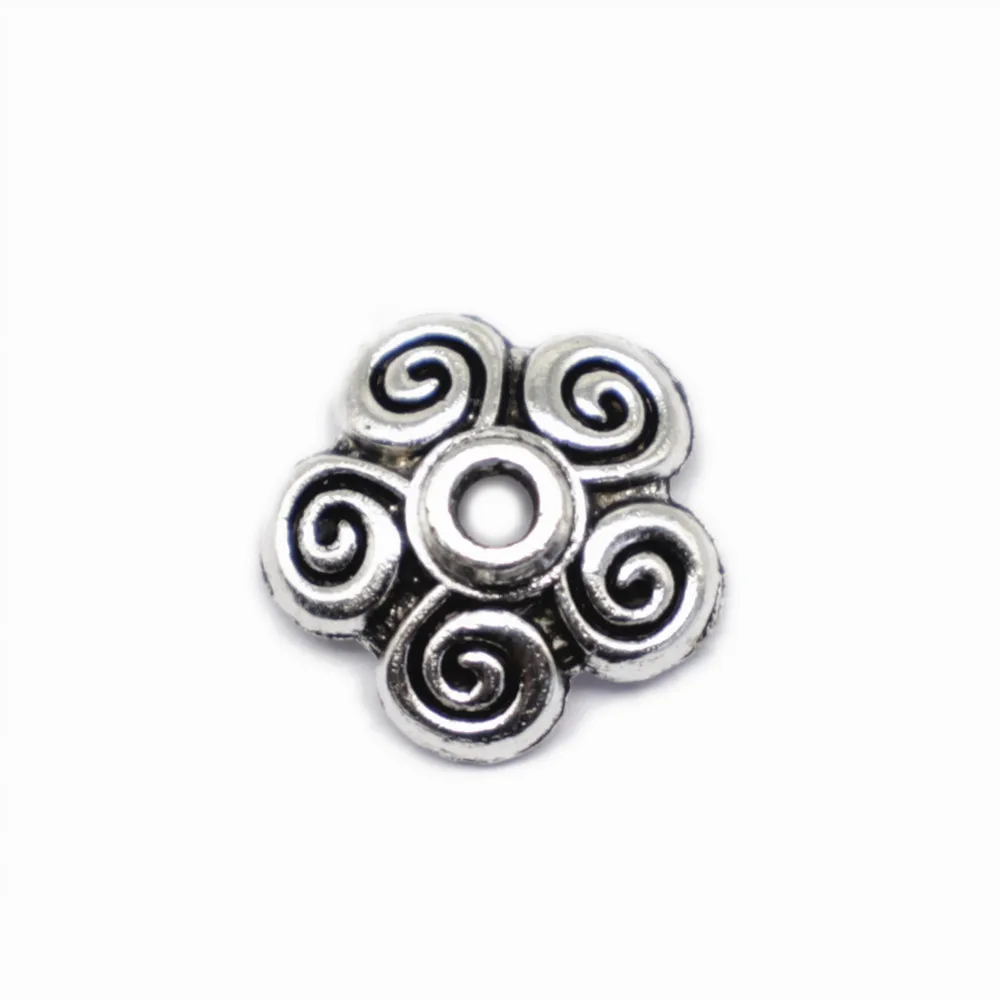 

Diy Flower Holder Spacer Jewellery Making Supplies 10X10mm Antique Silver Color 20 Pieces