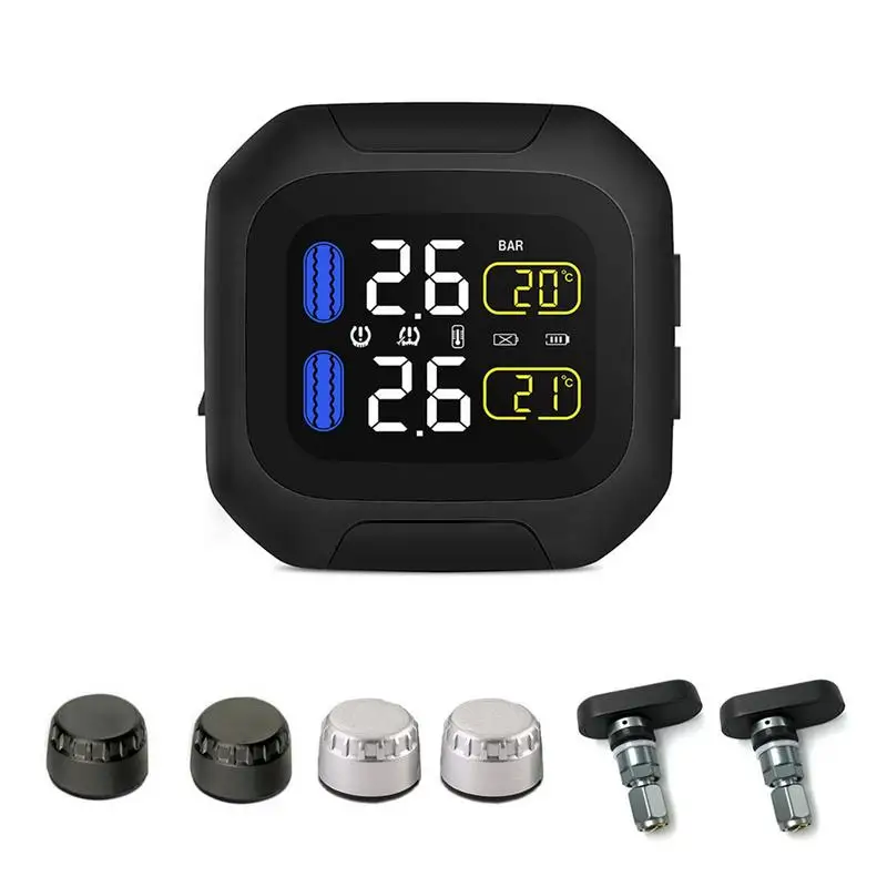 

Система контроля давления в шинах M3 Moto, водонепроницаемый TPMS беспроводной ЖК-дисплей, внутренние или внешние датчики