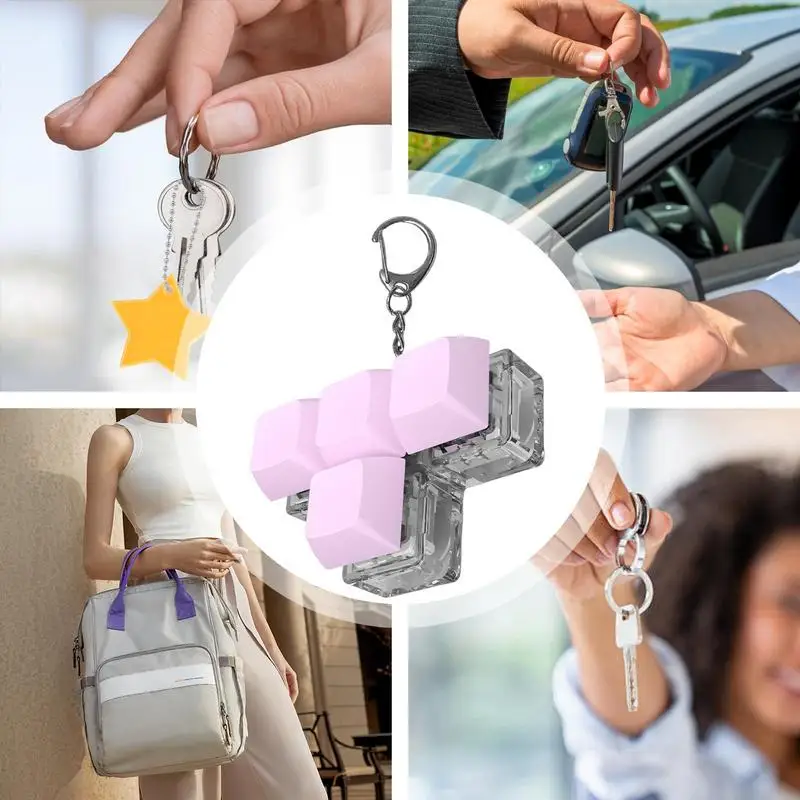 Брелок для клавиатуры 4 кнопки тестер стержня игрушка пальцев Забавный сенсорный