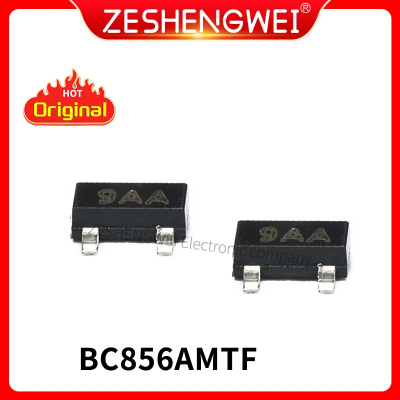 

50Pcs BC856AMTF SOT-23 9AA Real Silkscreen 9AA New and Original In Stock