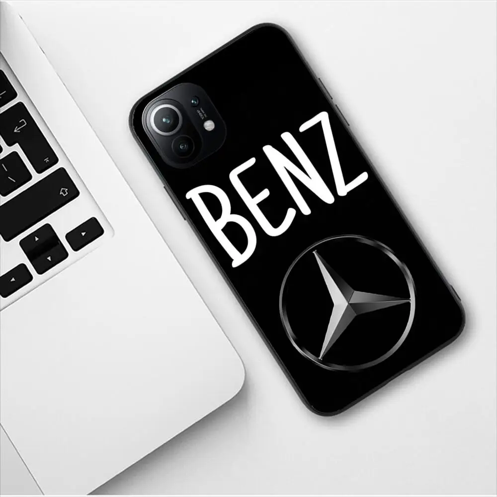 Mercedes Benz Phone Case For Xiaomi 13 12 11T 9 11 10C 9T 8 9SE 11i Lite Ultra Note10 Poco F3 M4 M3 Pro New Black Phone Covers