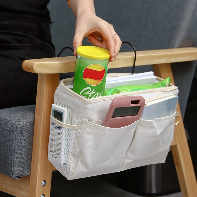 

Dorm Bedside Storage Bag Hanging Pocket Bedroom Magazine Storage Pouch Diaper Caddy Toy Holder Baby Tissue Box Home Organizer