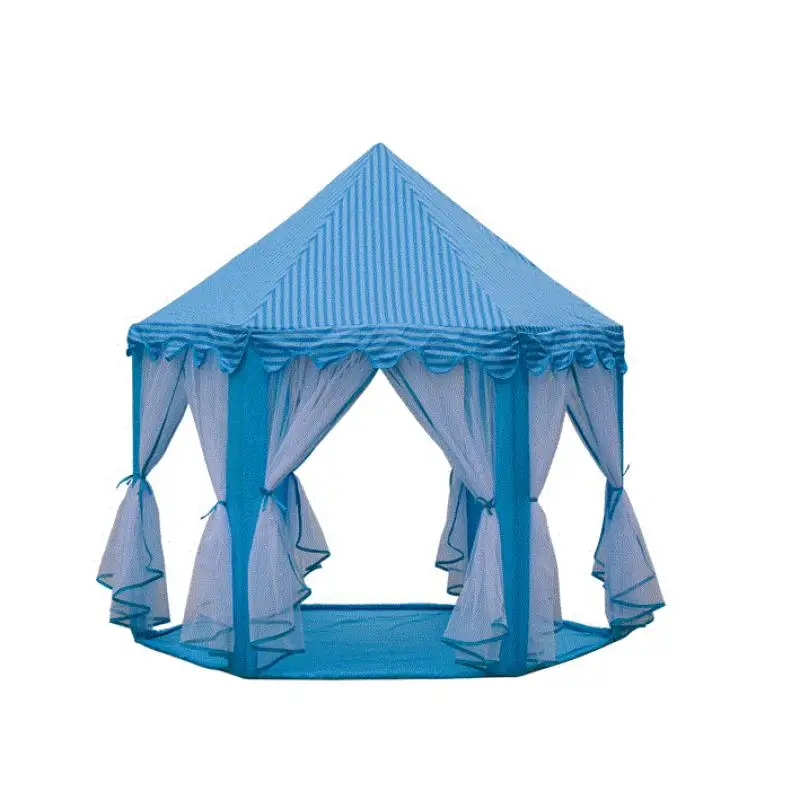 

Палатка принцесса для девочек и мальчиков, большой шестигранный игровой домик, детский замок, Игровая палатка, игрушка для игр в помещении и...